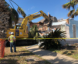 demolition starts